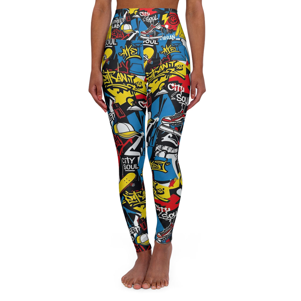 City Soul High-Waisted Leggings | RINA.J Streetwear