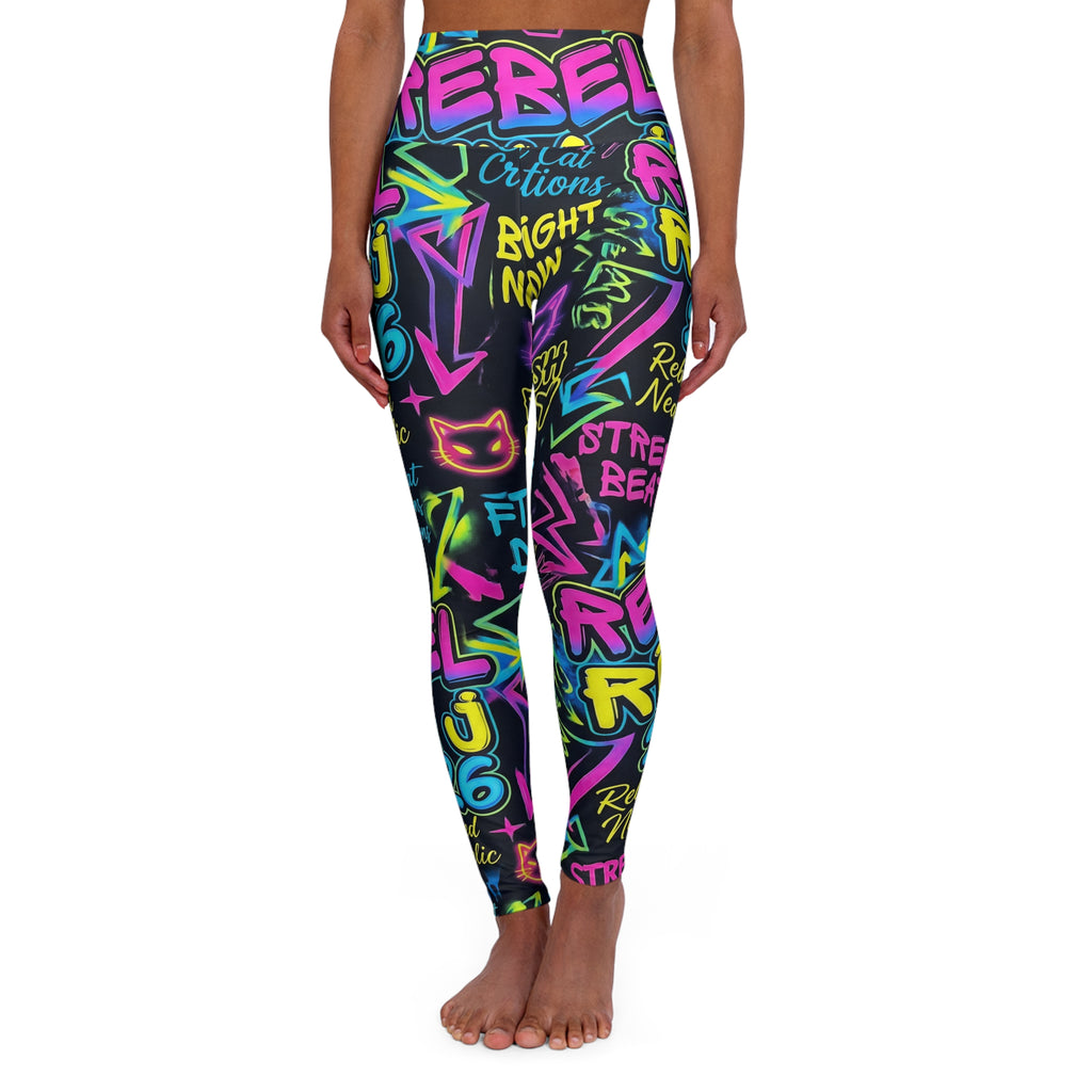 RINA J "Rebel Street Beat" | Rebel Series Signature Yoga Leggings