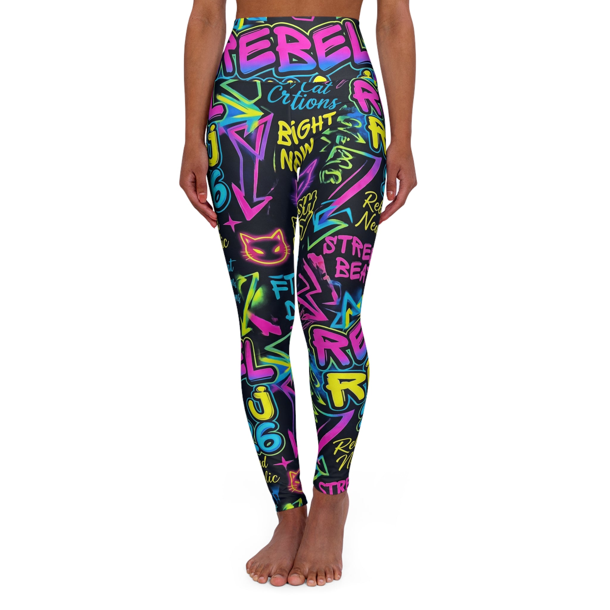 RINA J "Rebel Street Beat" | Rebel Series Signature Yoga Leggings