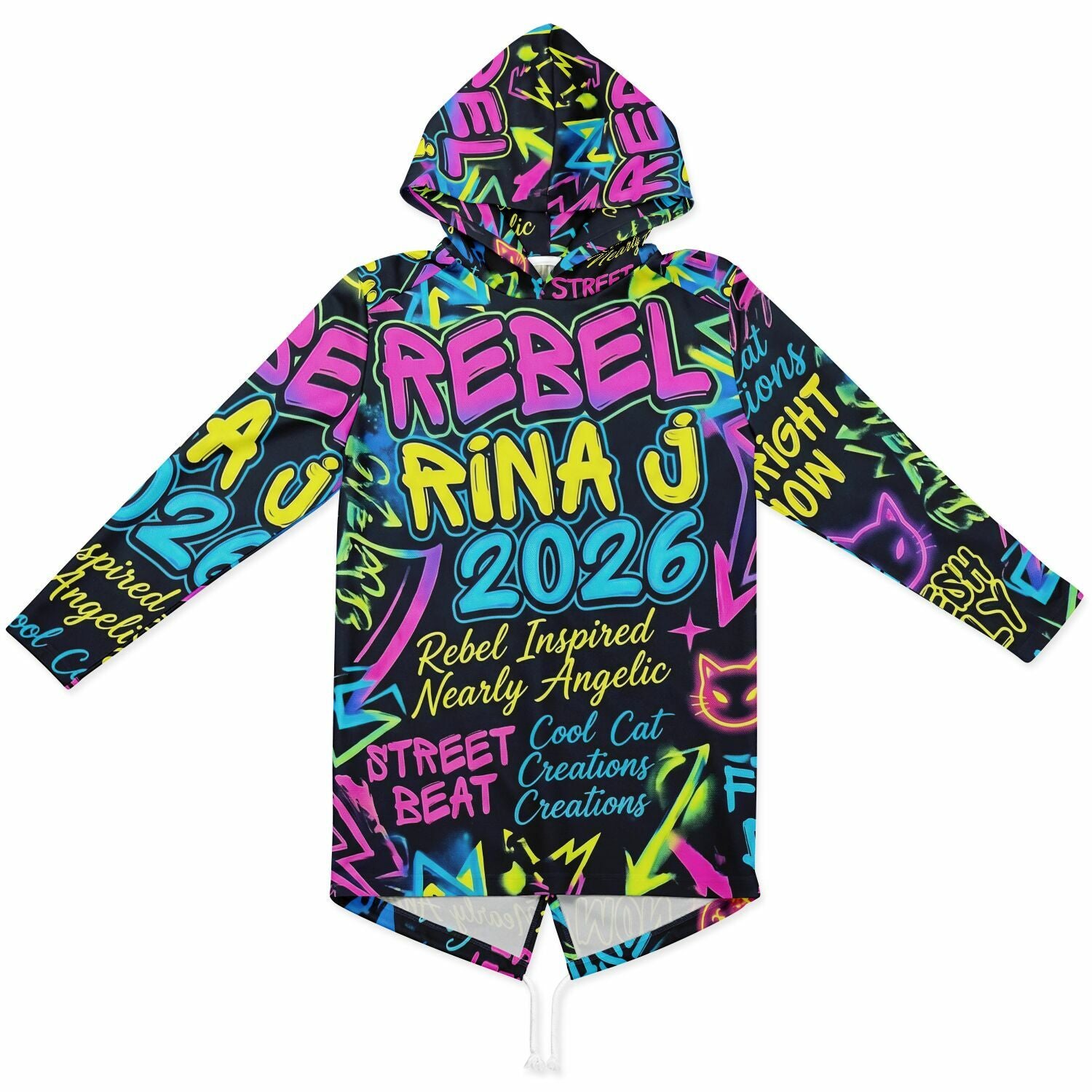 RINA J | Signature Series | Street Beat Graffiti Hoodie – Limited Signature Vault Edition