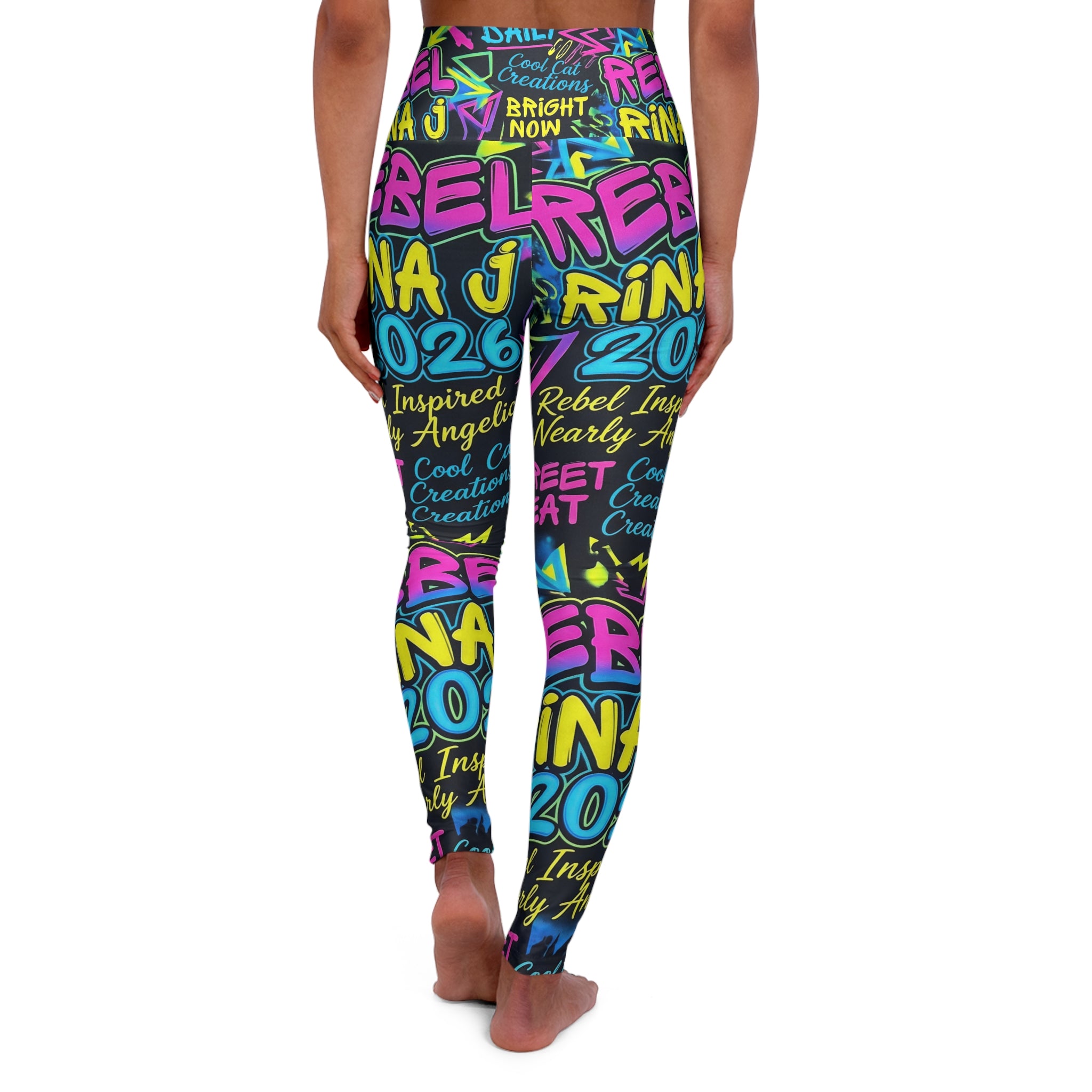 RINA J "Rebel Street Beat" | Rebel Series Signature Yoga Leggings