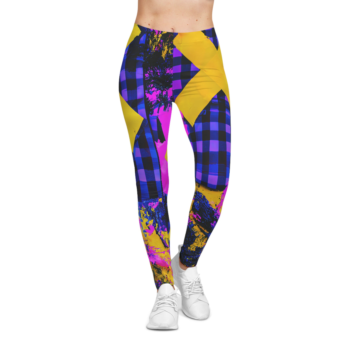 RINA J. Streetwear Original "Cyber X" | Marks the Spot High-Voltage Leggings