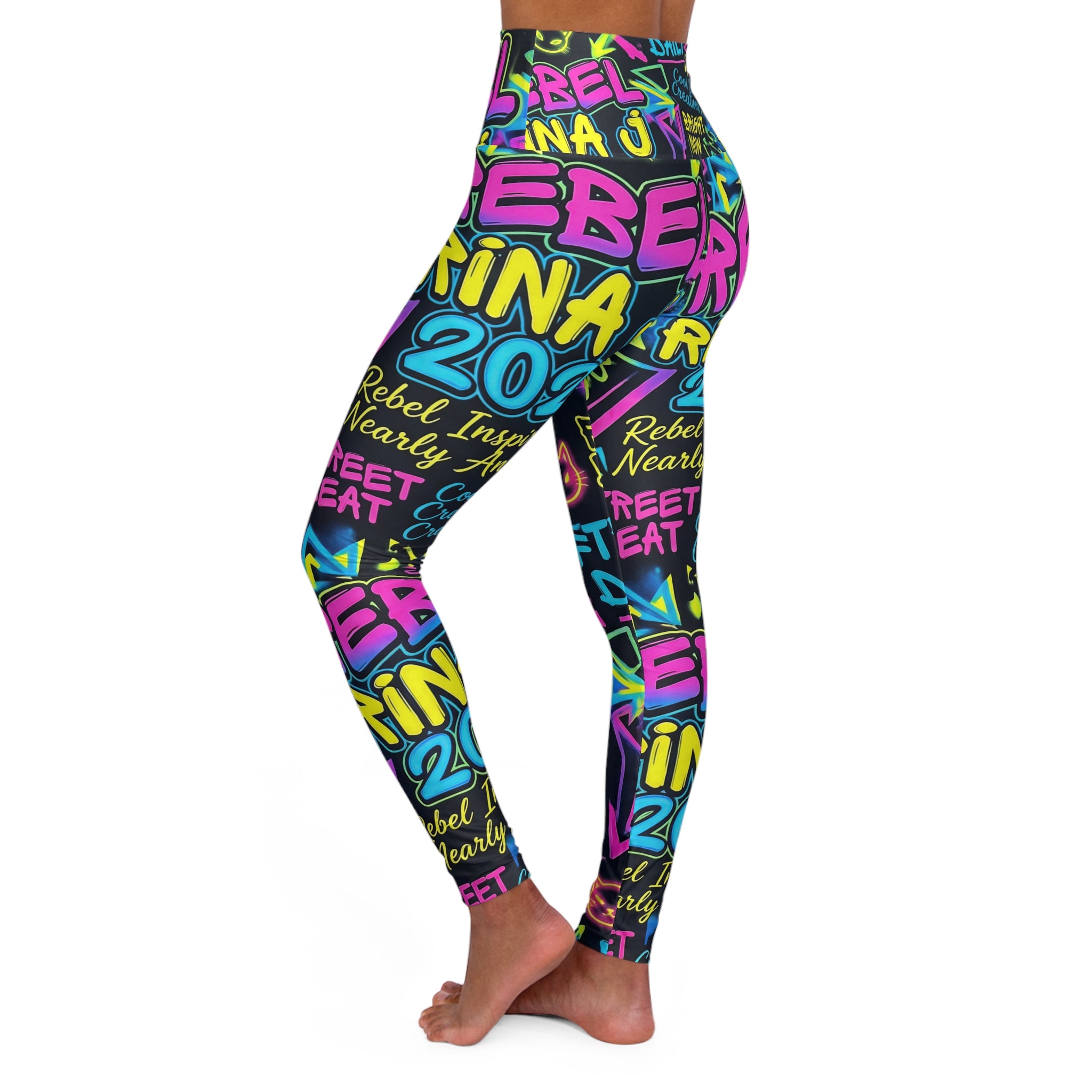 RINA J "Rebel Street Beat" | Rebel Series Signature Yoga Leggings