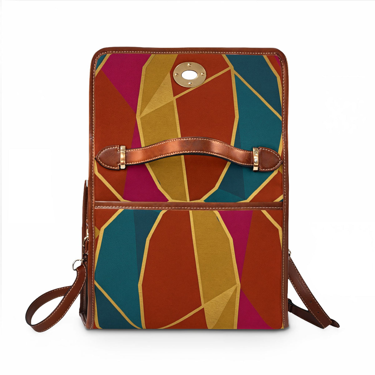RINA J. Original "Pumpkin Spice" | Waterproof Canvas Purse