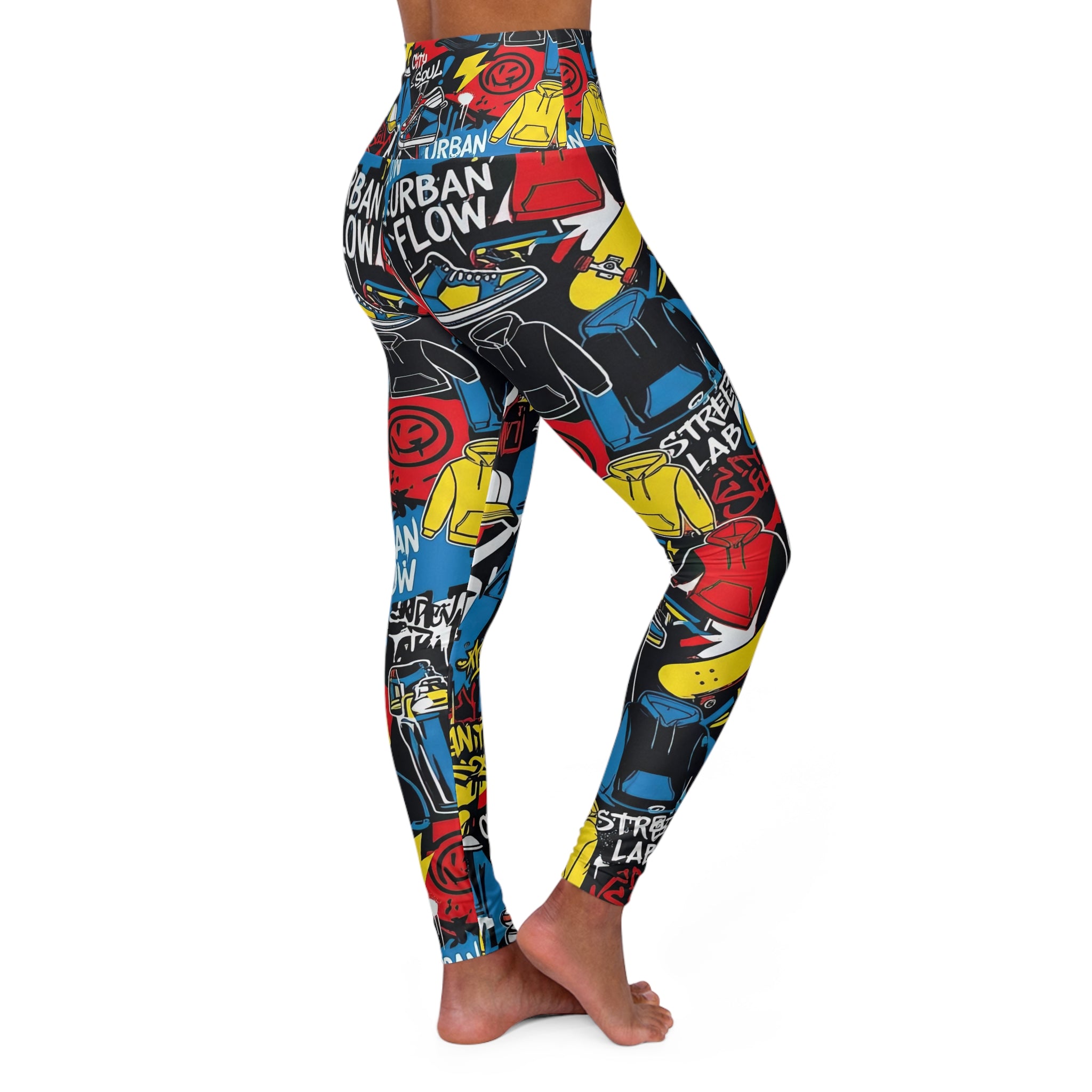 City Soul High-Waisted Leggings | RINA.J Streetwear