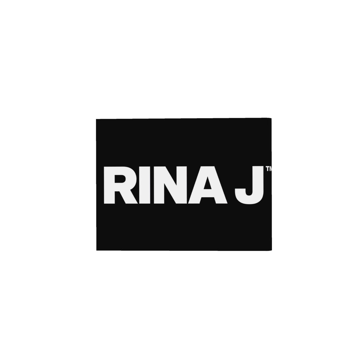 RINA J. Streetwear Elevate Blue Abstract Silk Satin Scarf