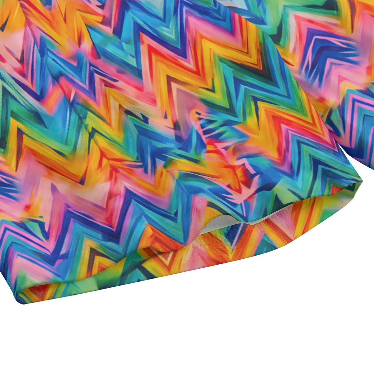 RINA J. Original "Neon Ride" | Rainbow Chevron Yoga Set in Shadow Blue | born out of the Shadow District & Cool Cat Creations