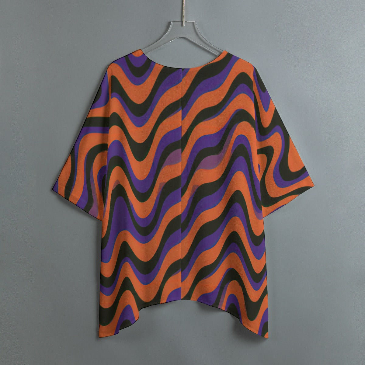 RINA J. Streetwear Original | Electric Chevron Bat Sleeve Top