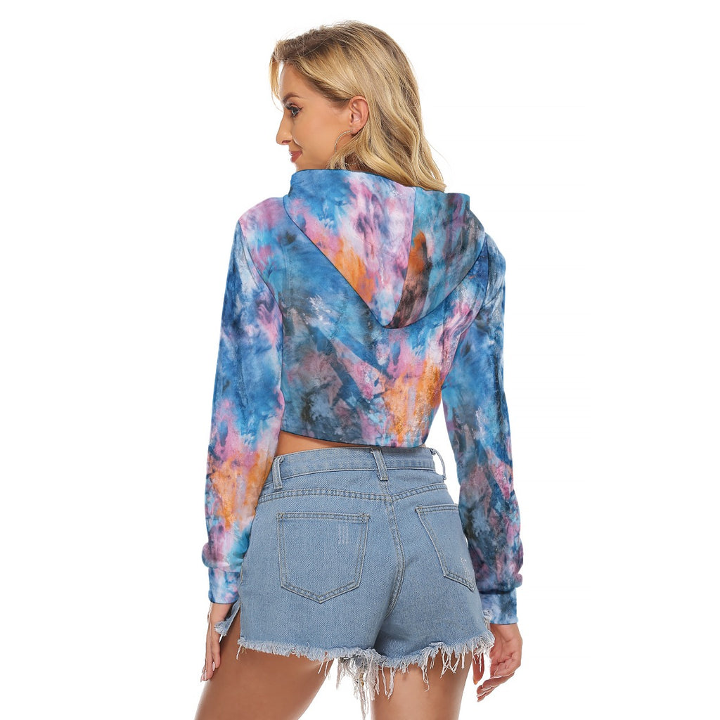 RINA.J Streetwear | Messy Painter No. 3 Crop Hoodie