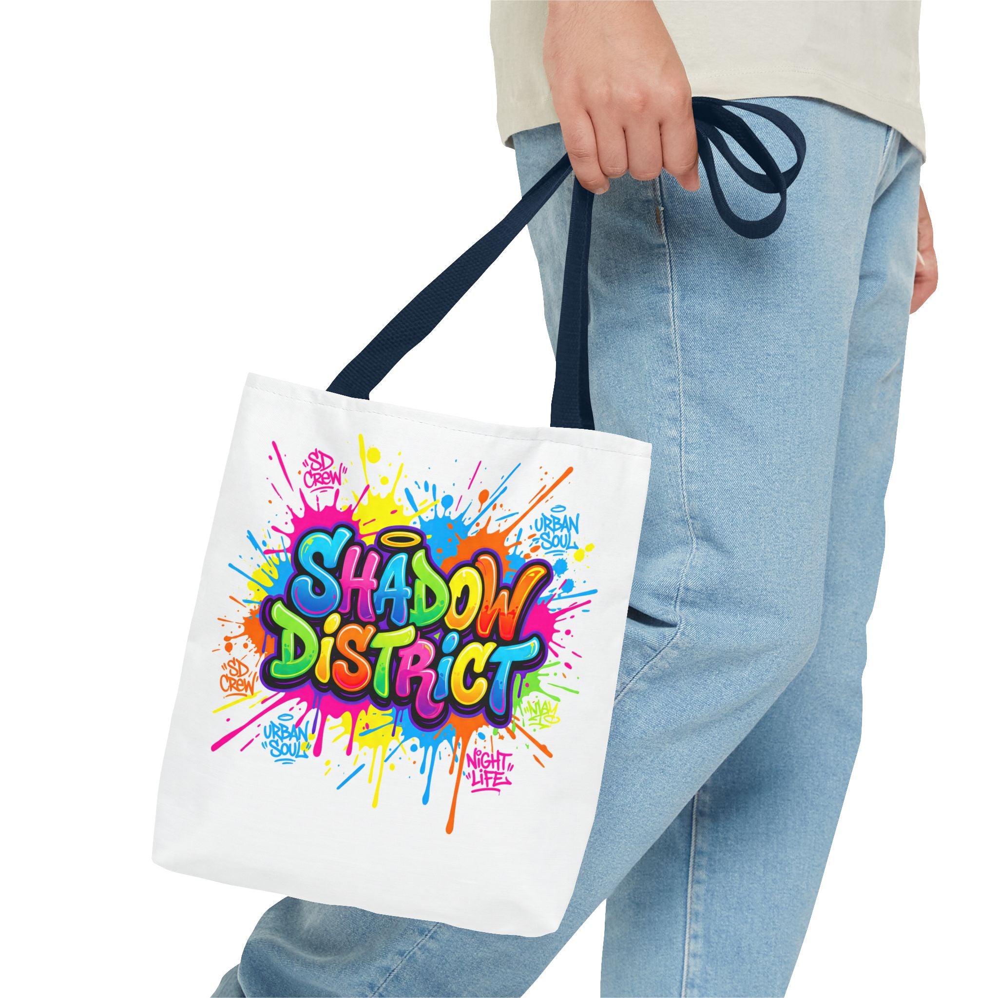 RINA J "Shadow District" | Signature Series Graffiti Tote Bag