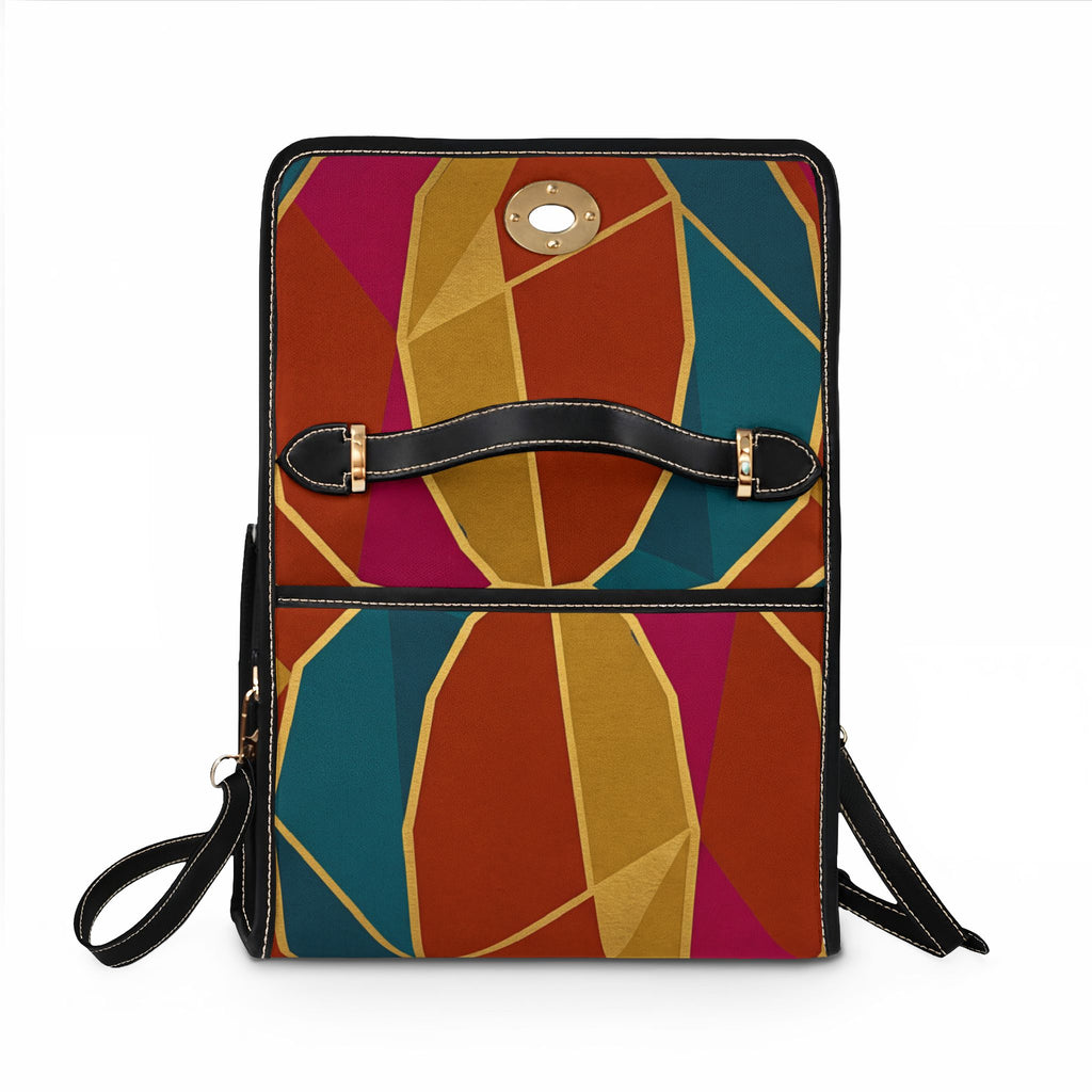 RINA J. Original "Pumpkin Spice" | Waterproof Canvas Purse