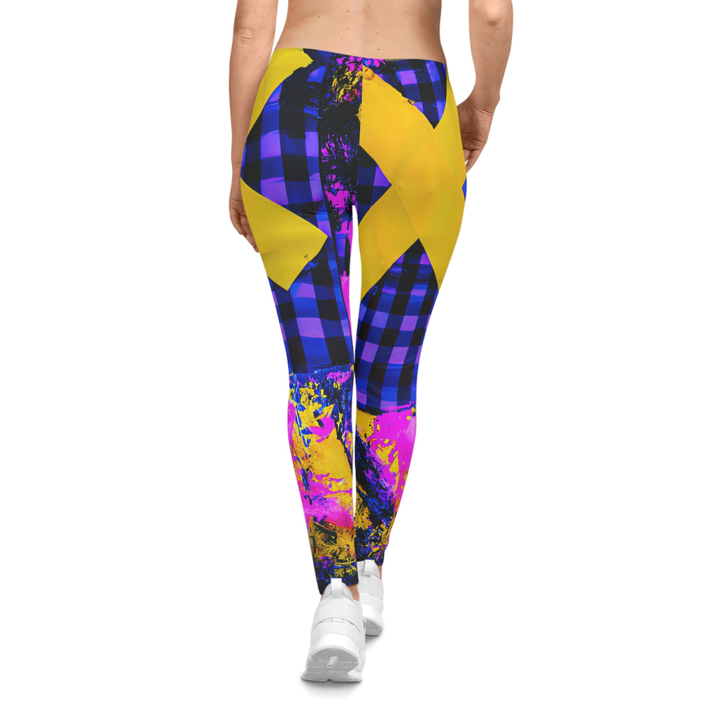 RINA J. Streetwear Original "Cyber X" | Marks the Spot High-Voltage Leggings
