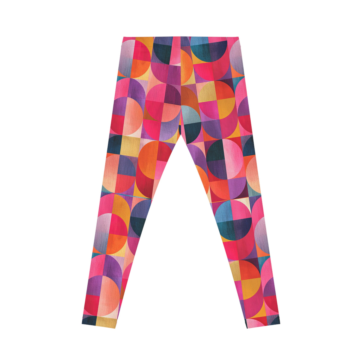 RINA J. Original "Circular Illusion" | Women's Geometric Leggings