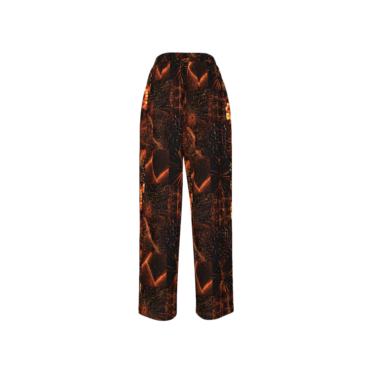 RINA J. Streetwear Originals "Block Out" | Straight-Leg Pants