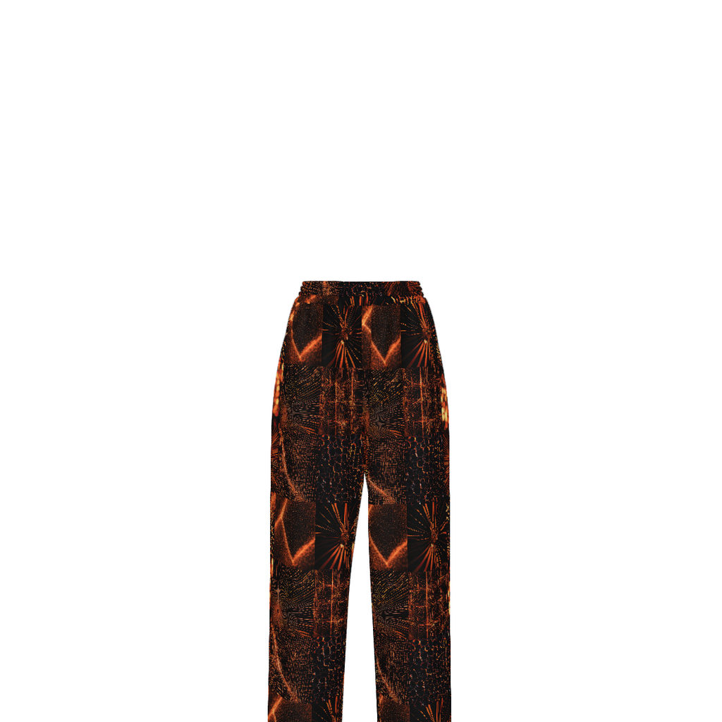 RINA J. Streetwear Originals "Block Out" | Straight-Leg Pants