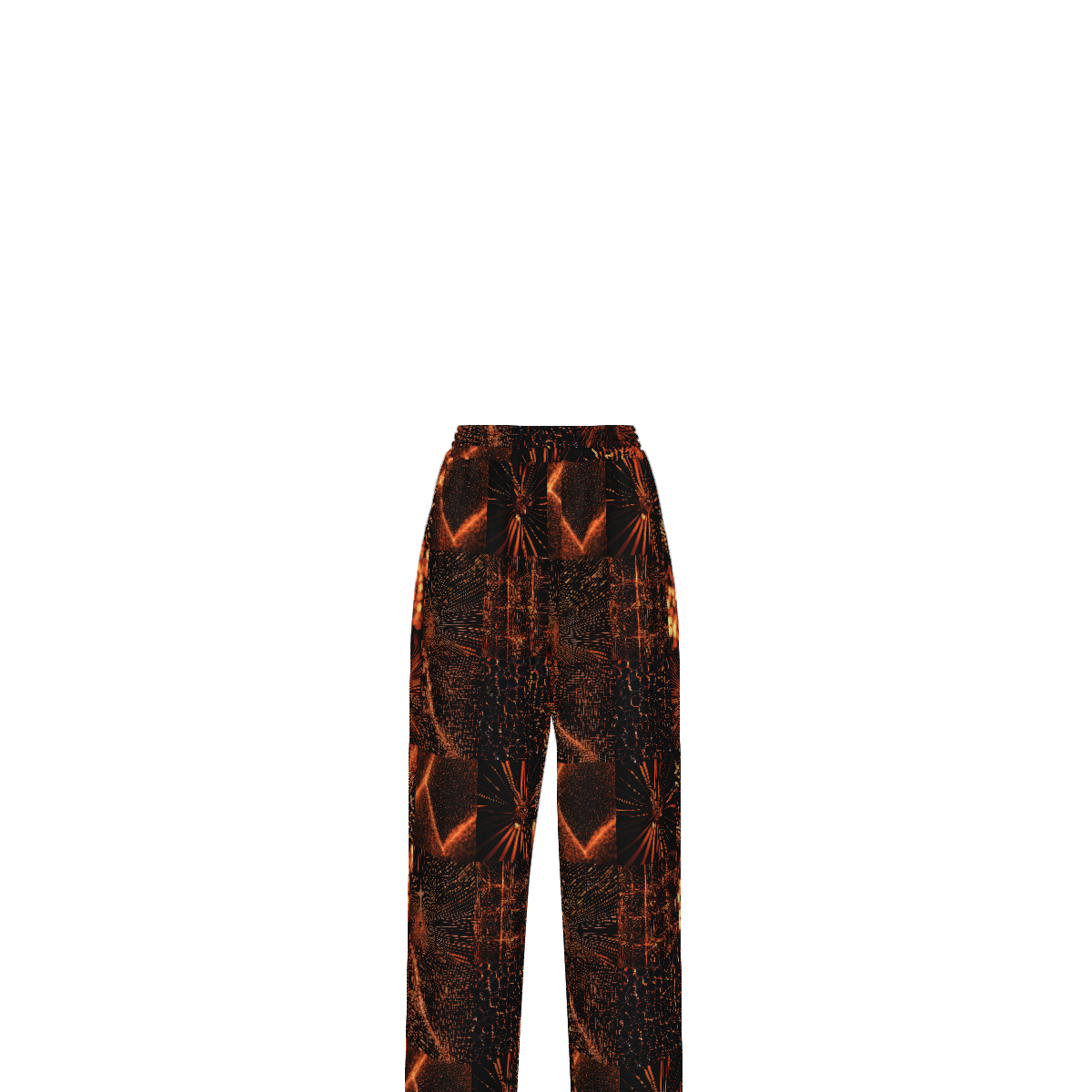 RINA J. Streetwear Originals "Block Out" | Straight-Leg Pants