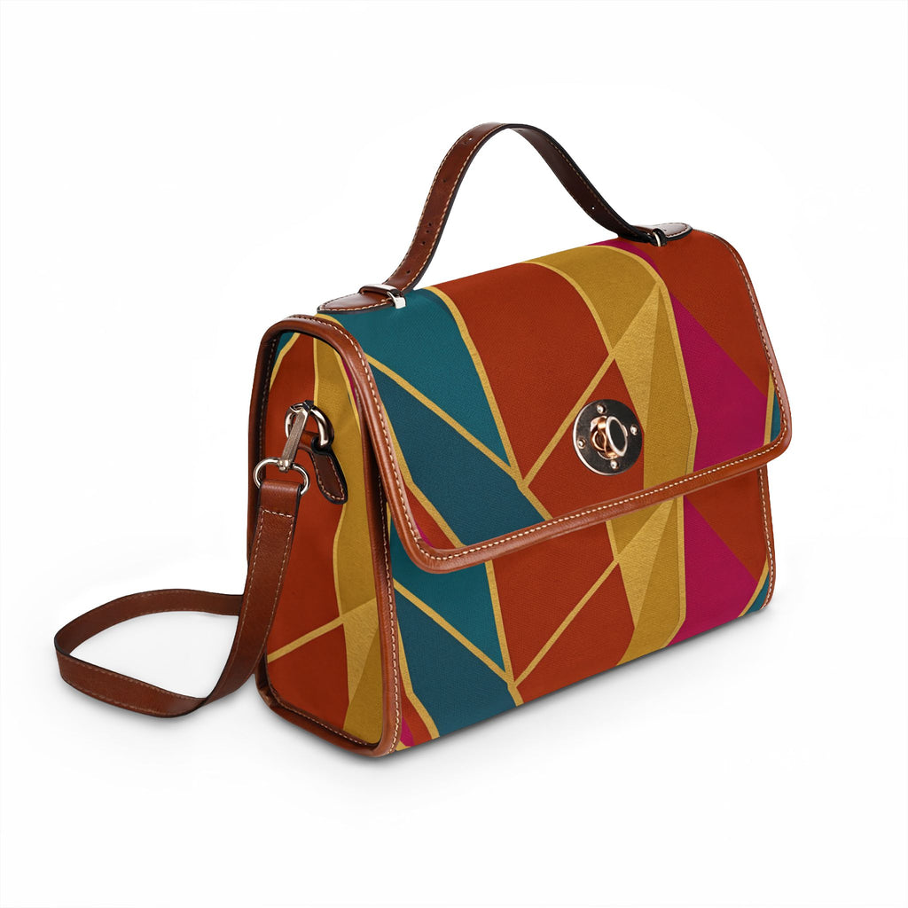RINA J. Original "Pumpkin Spice" | Waterproof Canvas Purse