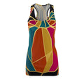 RINA J. Original | Autumn Pumpkin Stained Glass Racerback Dress