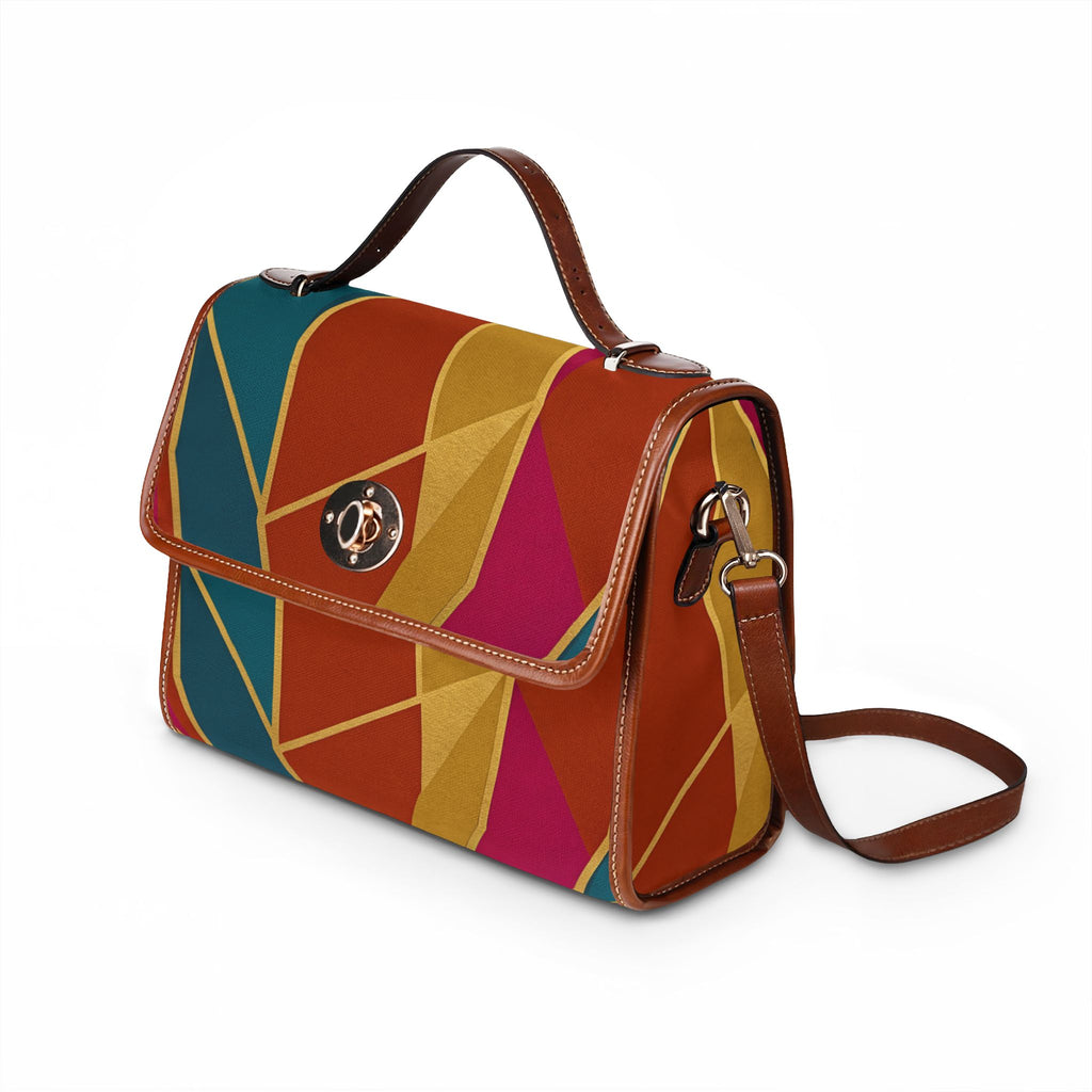 RINA J. Original "Pumpkin Spice" | Waterproof Canvas Purse