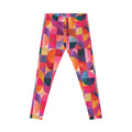 RINA J. Original "Circular Illusion" | Women's Geometric Leggings