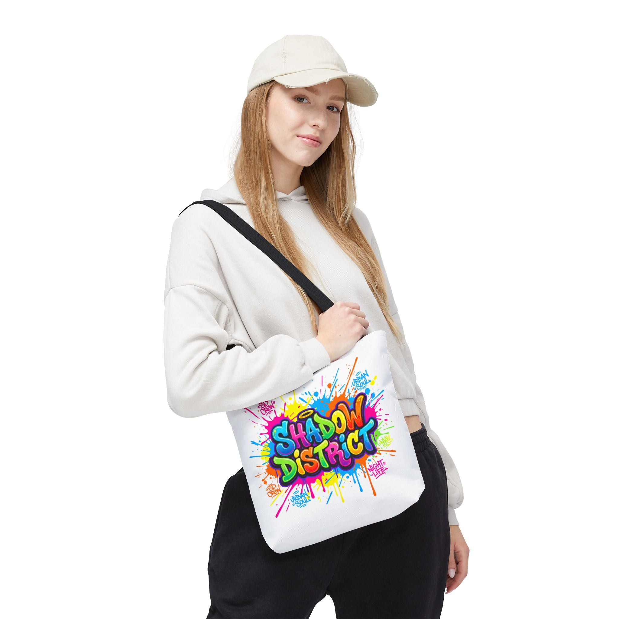 RINA J "Shadow District" | Signature Series Graffiti Tote Bag