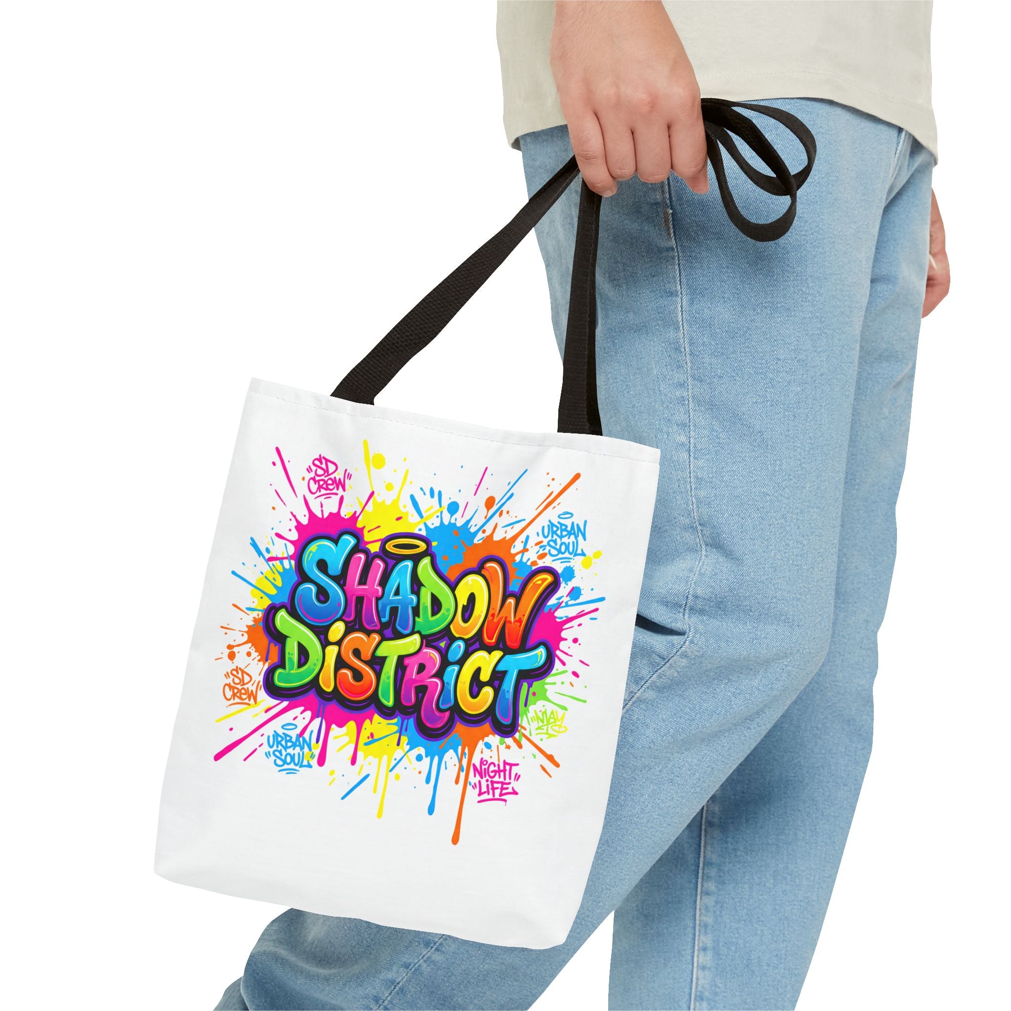 RINA J "Shadow District" | Signature Series Graffiti Tote Bag