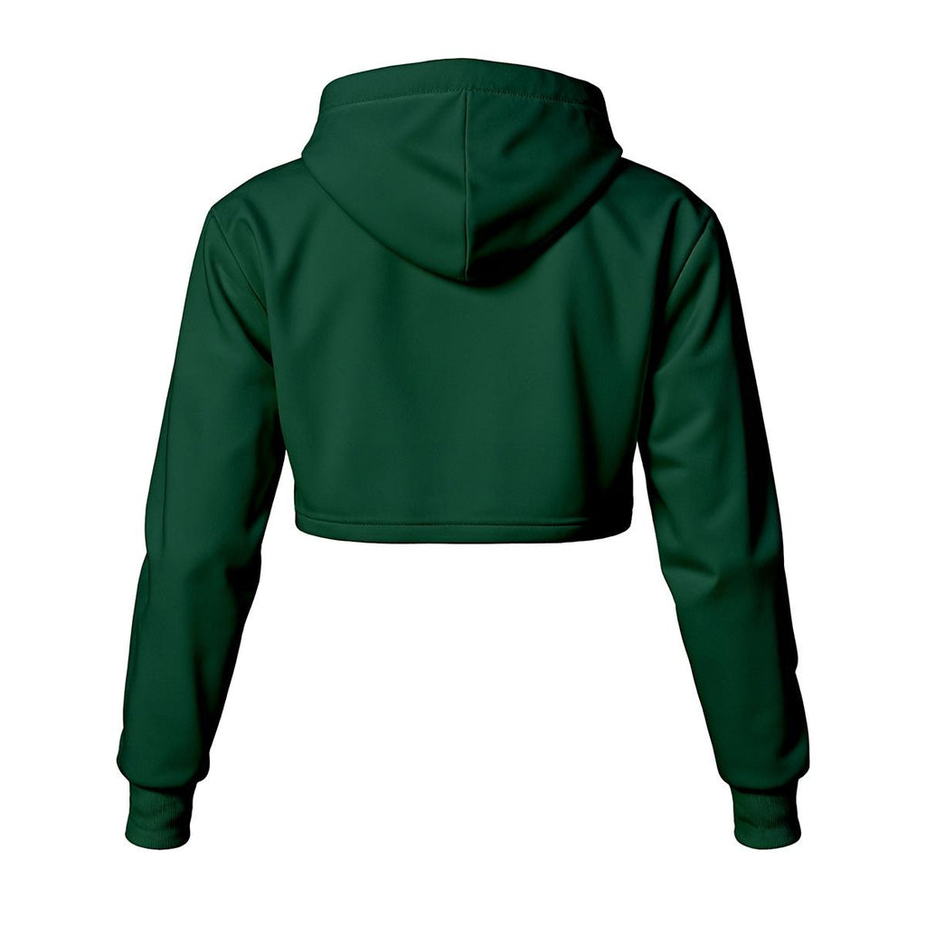 RINA J. Streetwear Signature Original "Wearable Art" Women's Cropped Hoodie | DTF Print