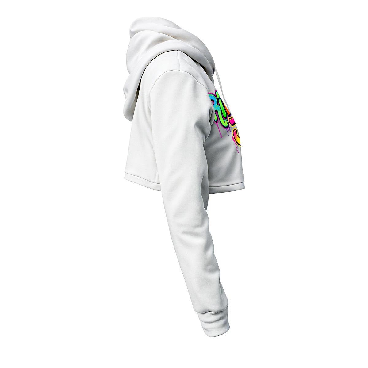 RINA J. "Wearable Art" Women's Cropped Hoodie | DTF Print