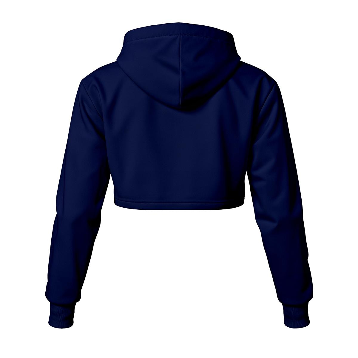 RINA J. Streetwear Signature Original "Wearable Art" Women's Cropped Hoodie | DTF Print