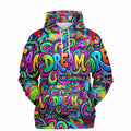 RINA J "Shadow District" | Dream Big Series AOP Hoodie