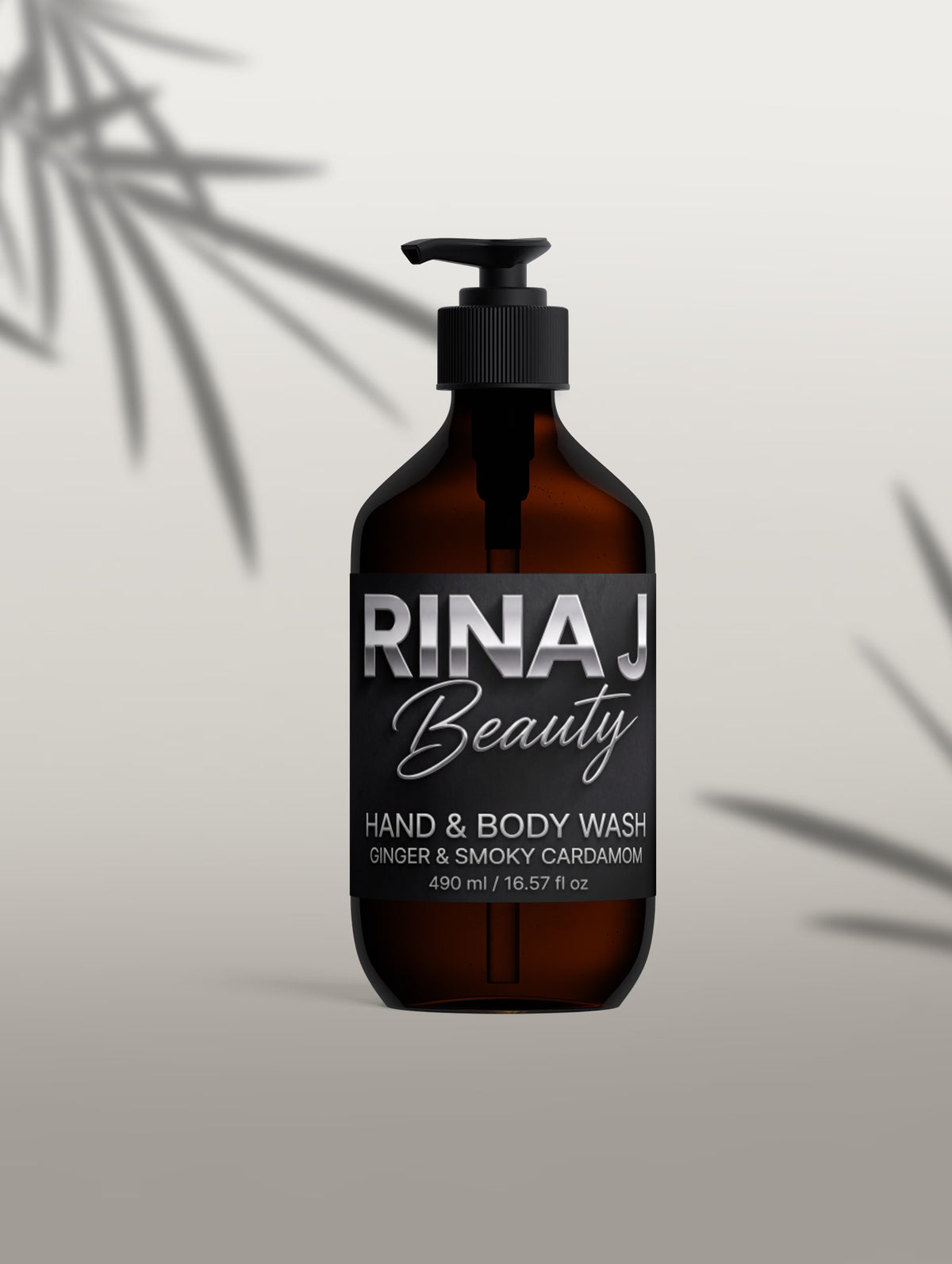 RINA J. Beauty | Hand & Body Wash, Ginger & Smoky Cardamom