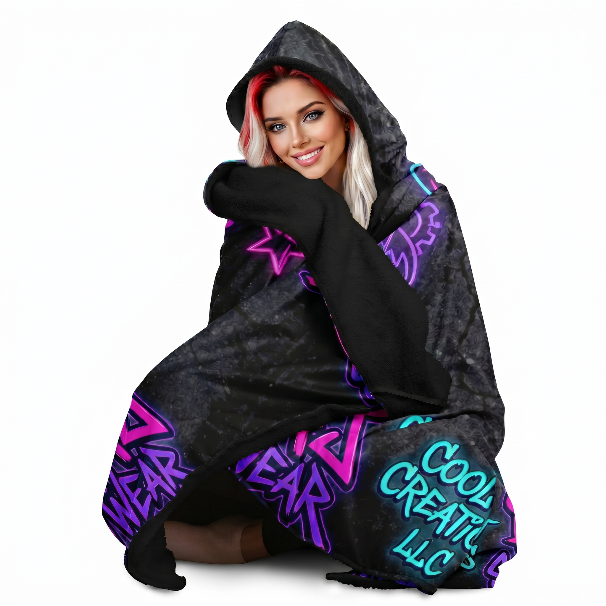 RINAJ Premium Hooded Fleece Blanket