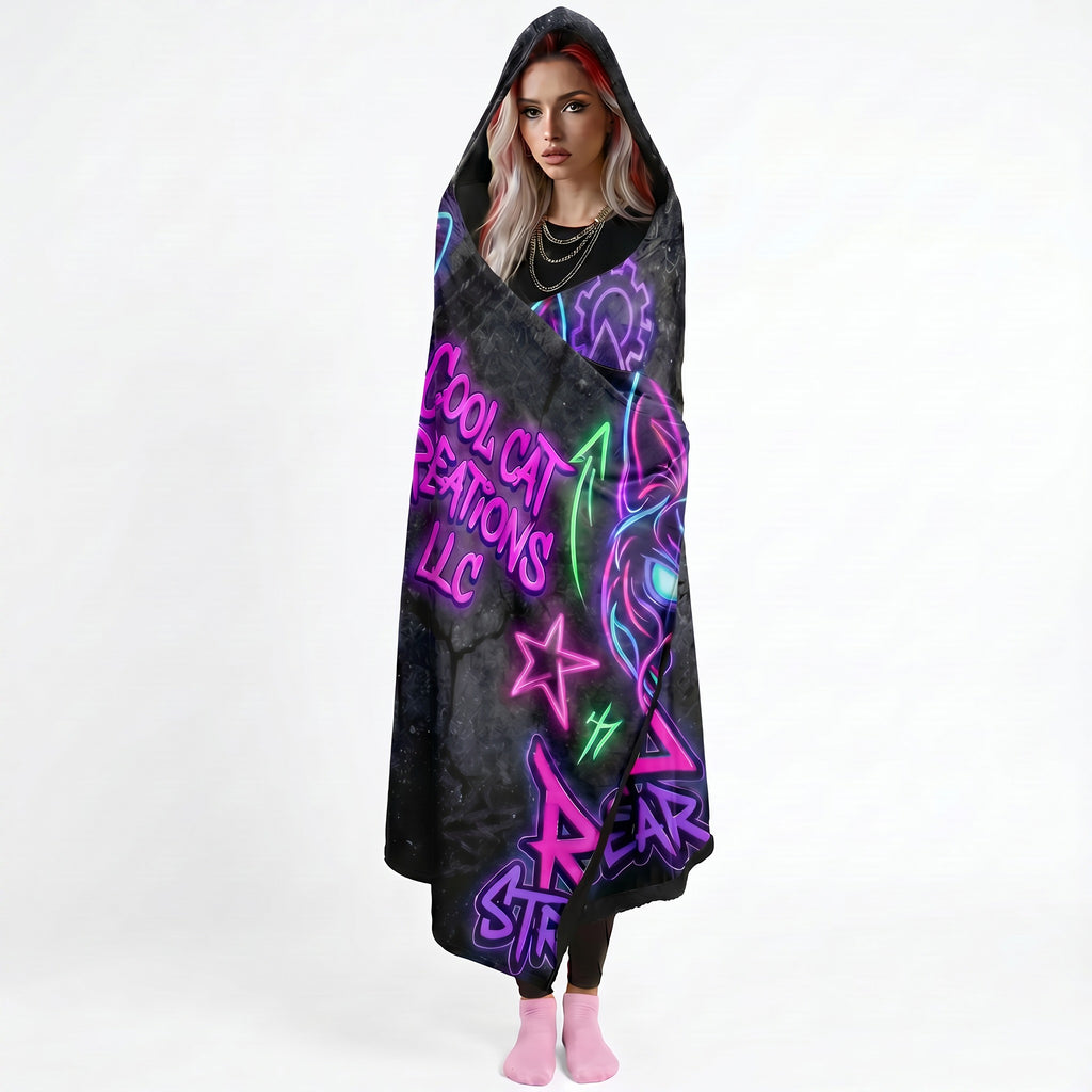 RINAJ Premium Hooded Fleece Blanket