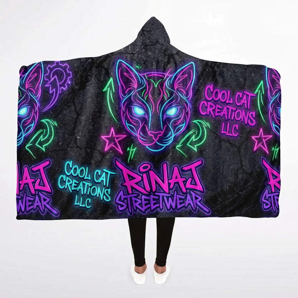 RINAJ Premium Hooded Fleece Blanket