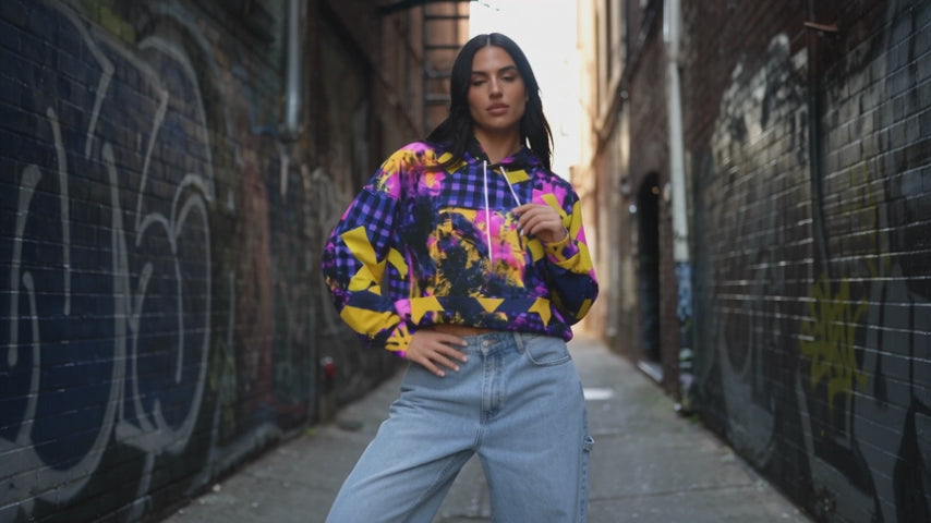 RINA J. Streetwear Original "Cyber X" | Marks the Spot High-Voltage Leggings
