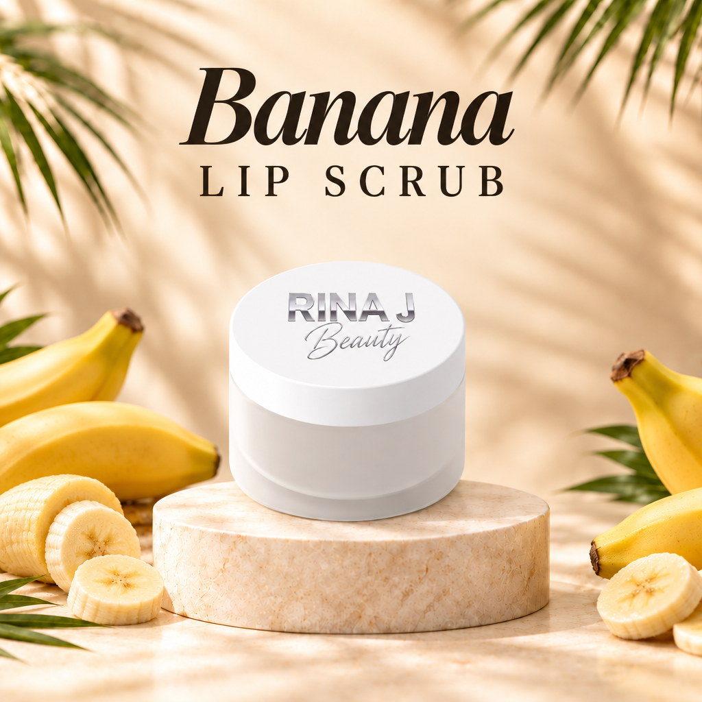 RINA J. Beauty Banana Lip Scrub listing artwork
