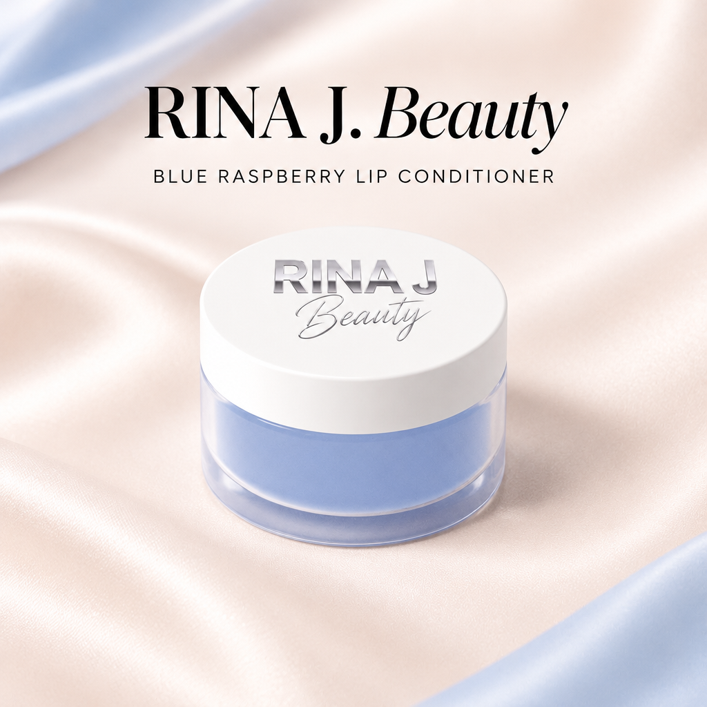 RINA J. Beauty Blue Raspberry Lip Conditioner graphic