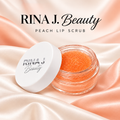 RINA J. Beauty Peach Lip Scrub graphic