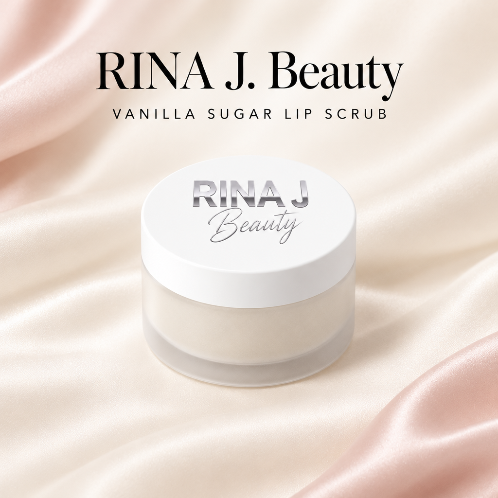 RINA J. Beauty Vanilla Sugar Lip Scrub graphic