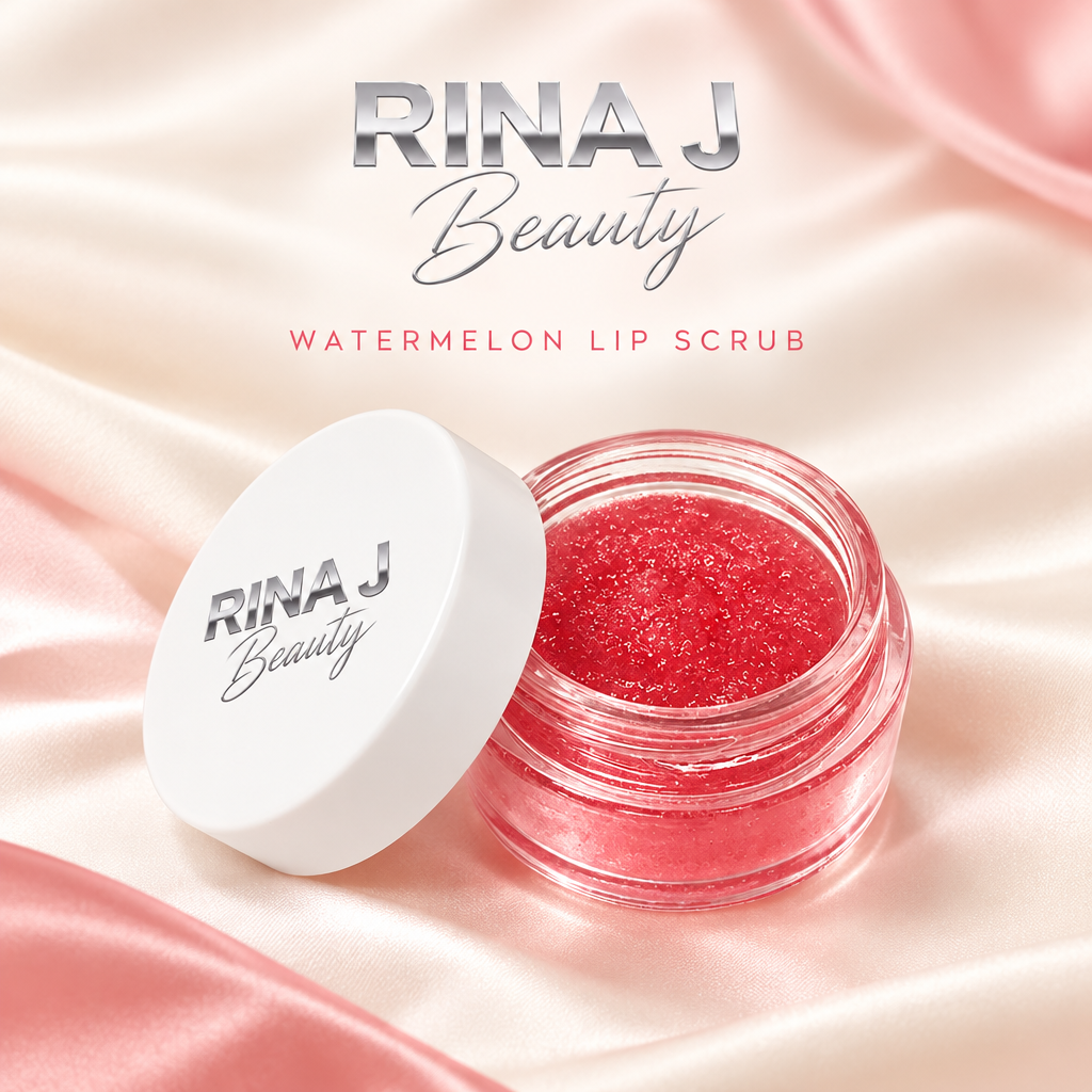 RINA J. Beauty Watermelon Lip Scrub graphic