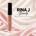 Shy Lip Gloss with matching RINA J. Beauty branding