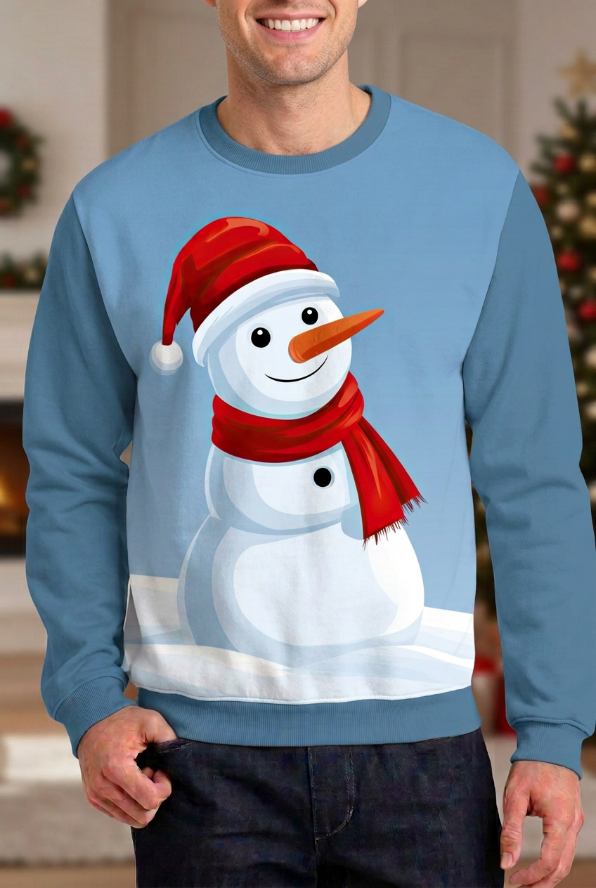 Snowman face repair