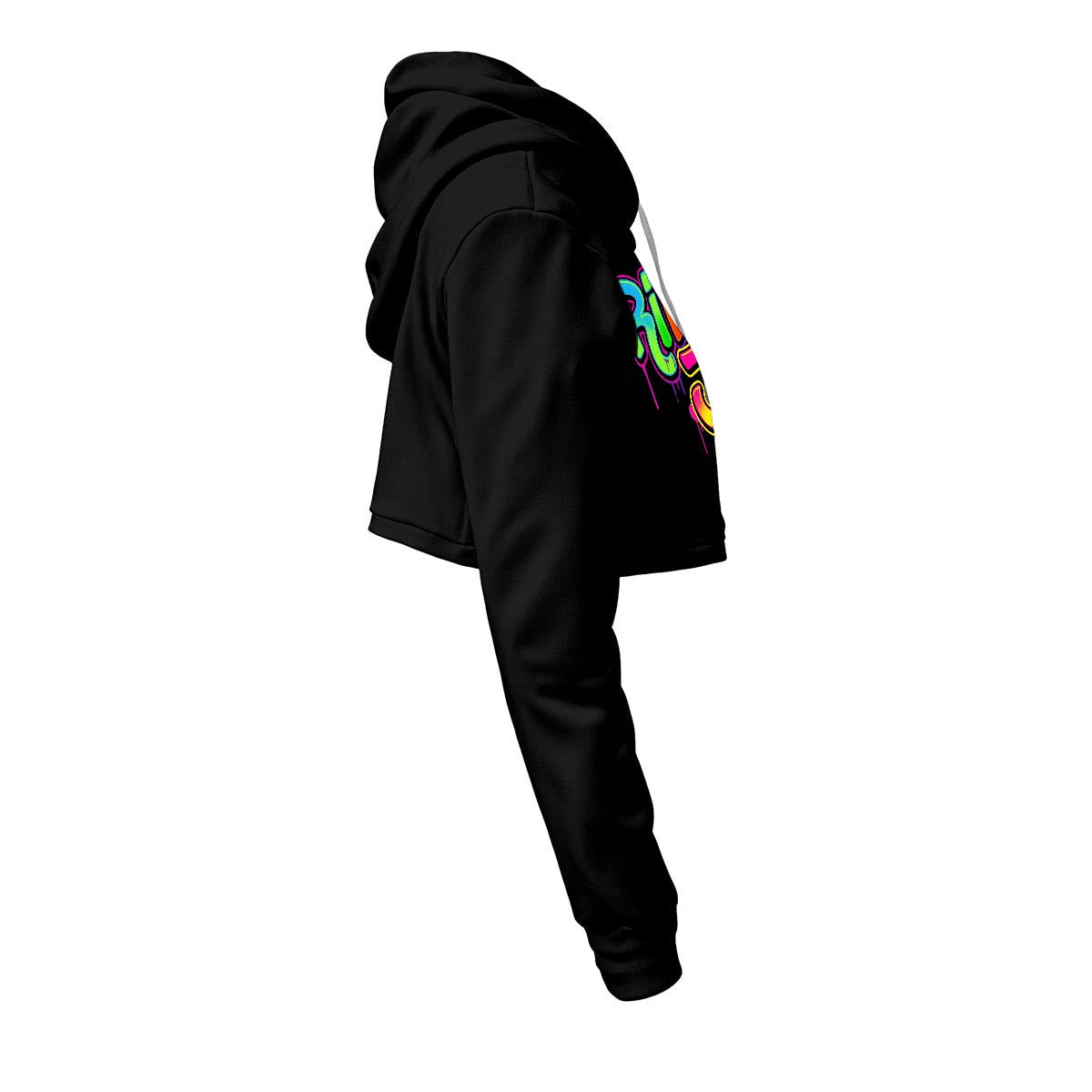 RINA J. "Wearable Art" Women's Cropped Hoodie | DTF Print